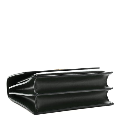 Saint Laurent Calfskin Medium Monogram Sunset Dark Green 4 of 9