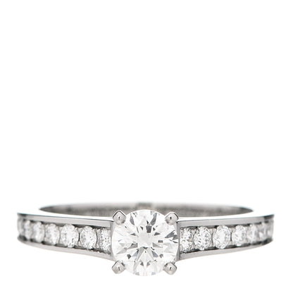 Cartier Platinum Diamond .40ct Solitaire 1895 Engagement Ring 50 5.25 1 of 7