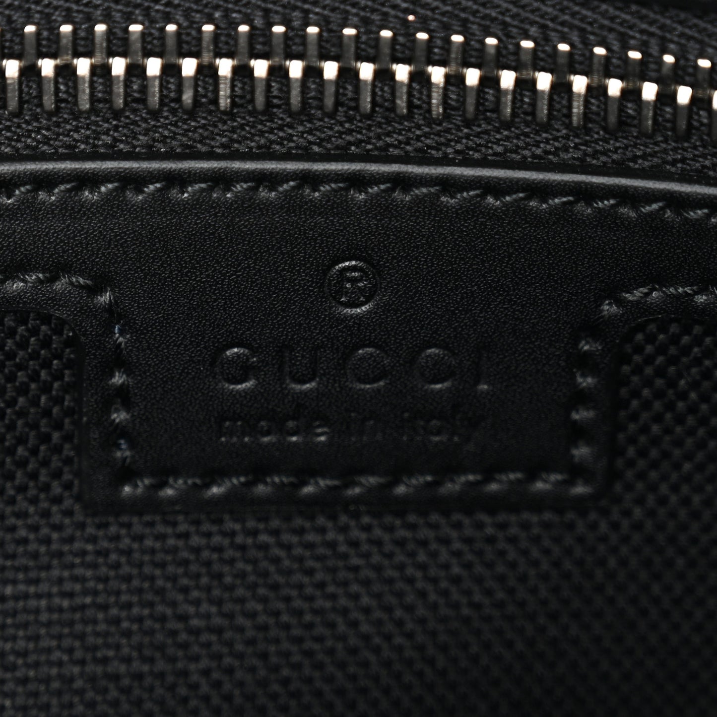 Soft GG Supreme Monogram Web Belt Bag Black Grey
