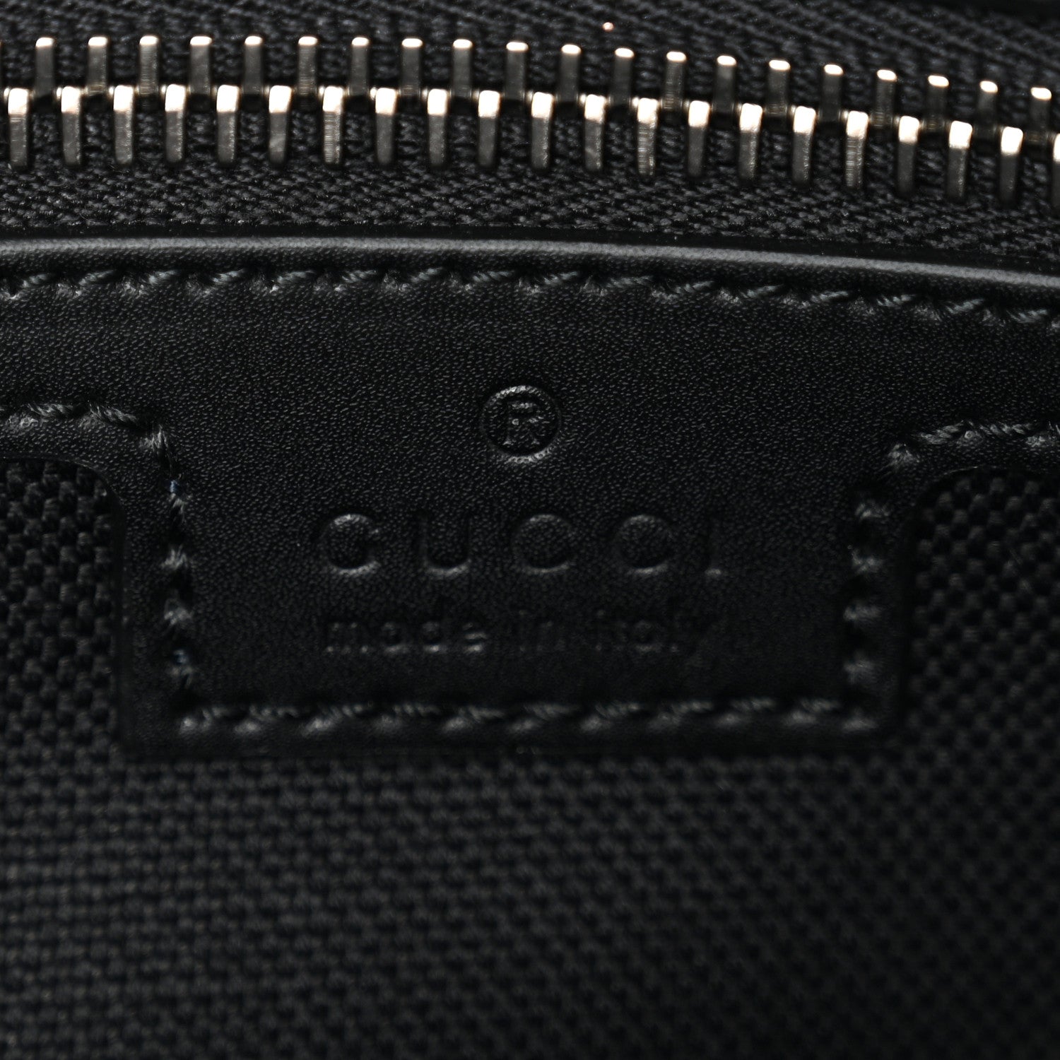 Gucci Soft GG Supreme Monogram Web Belt Bag Black Grey 6 of 10