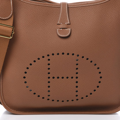 Hermes Togo Evelyne III PM Gold 8 of 11