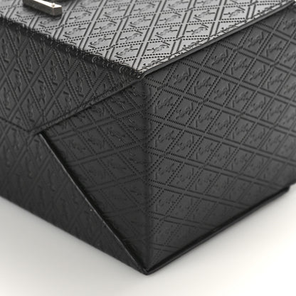 Saint Laurent Calfskin Monogram Take Away Box Black 8 of 9