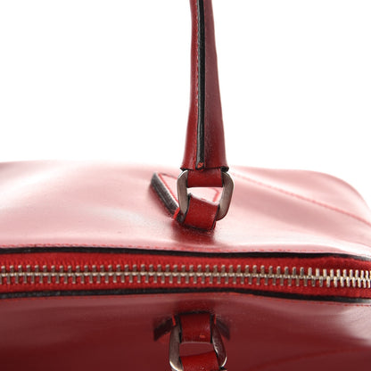 Prada Box Calfskin Mini Frame Bowler Rosso 11 of 13