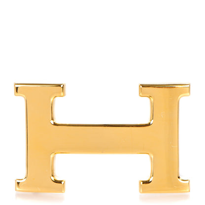 Hermes Polished 32mm H Belt Buckle Gold 1 of 3