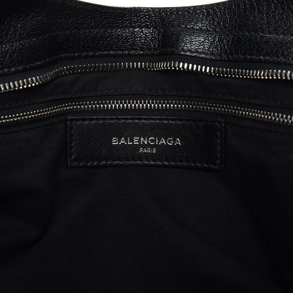 Balenciaga Chevre Silver Metallic Edge Hardware City Black 7 of 8