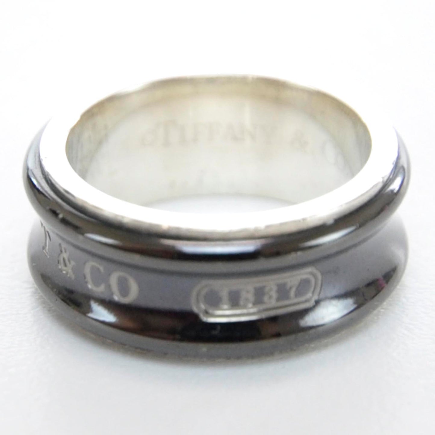Sterling Silver Titanium 1837 Ring 6