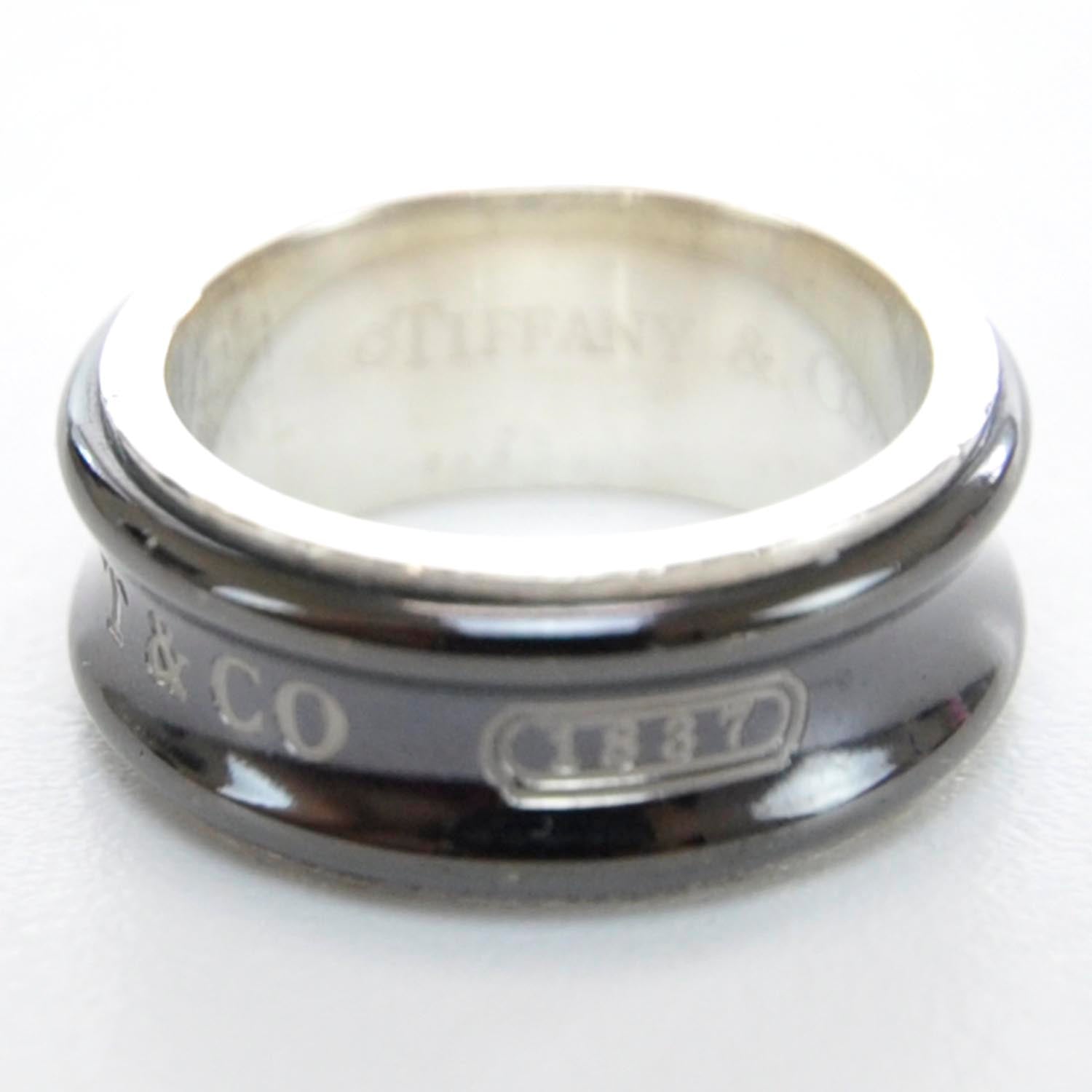 Tiffany Sterling Silver Titanium 1837 Ring 6 4 of 7