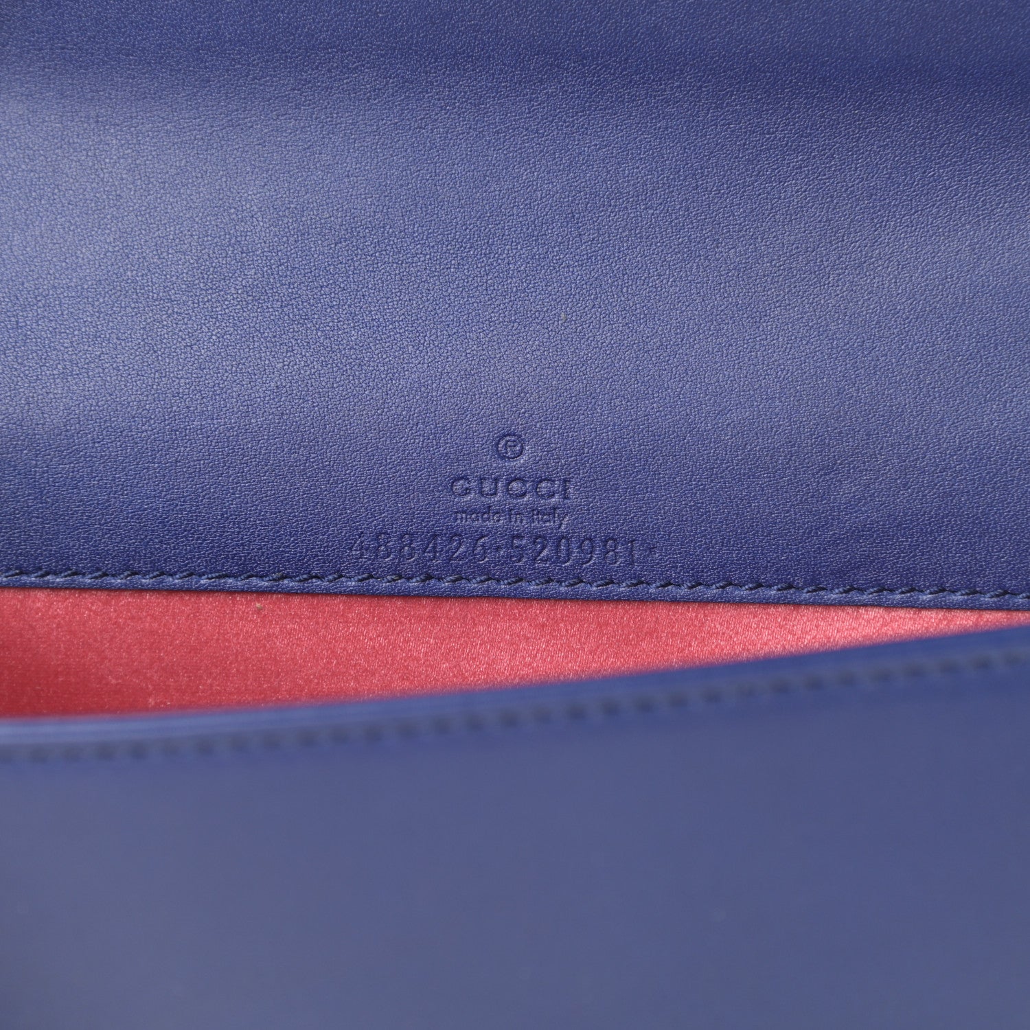 Gucci Velvet Matelasse GG Marmont Mini Bag Cobalt Blue 6 of 13
