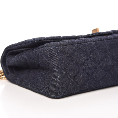 Chanel Denim Quilted 2.55 Reissue 225 Flap Dark Blue 8 of 9