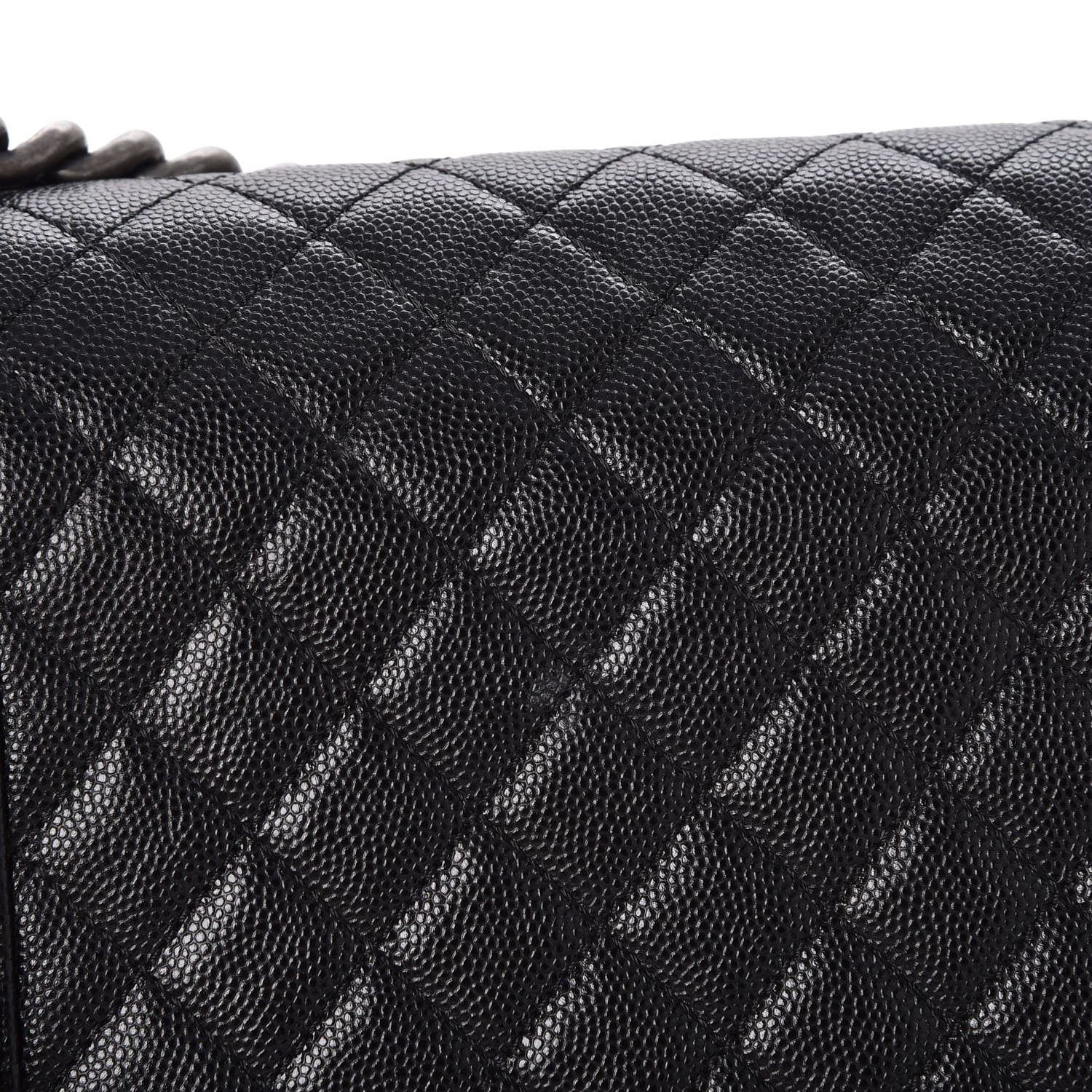 Chanel Caviar Quilted Medium Boy Flap Black 11 of 12