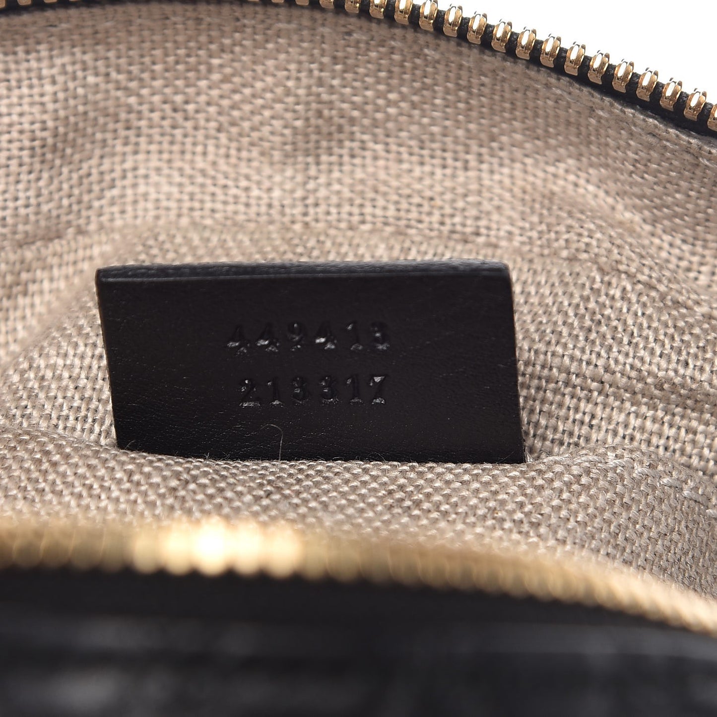 Microguccissima Mini Bree Messenger Bag Black