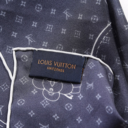 Louis Vuitton Silk Monogram Vivienne Pocket Square 6 of 6