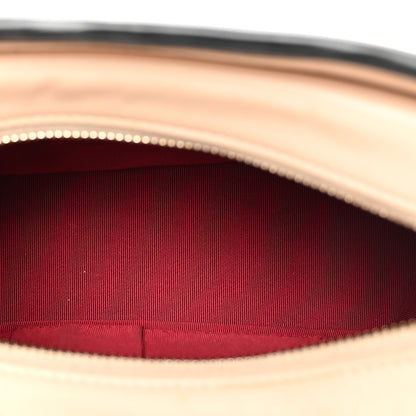Chanel Aged Calfskin Quilted Small Gabrielle Hobo Beige Black 5 of 9
