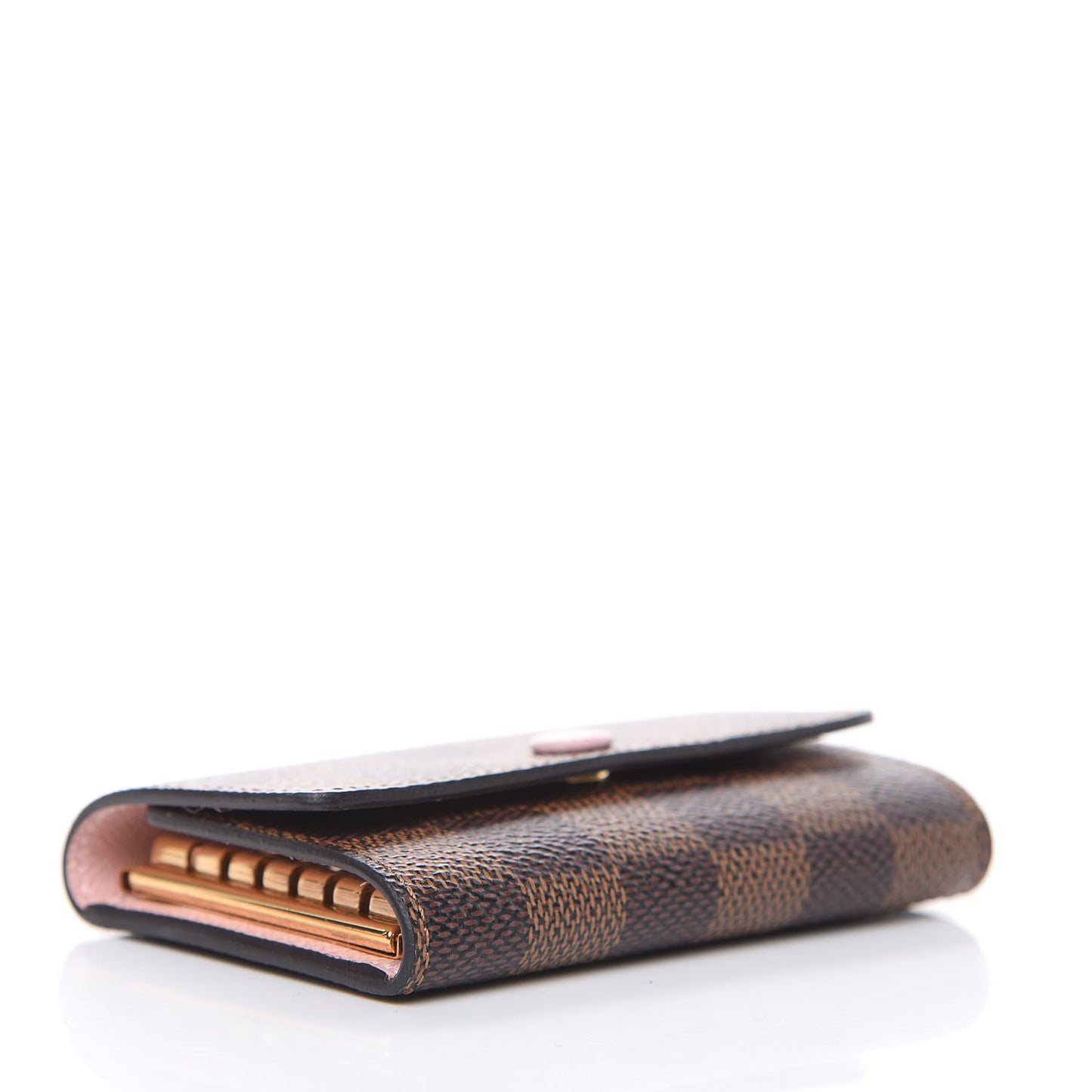 Damier Ebene Multicles 6 Key Holder Rose Ballerine