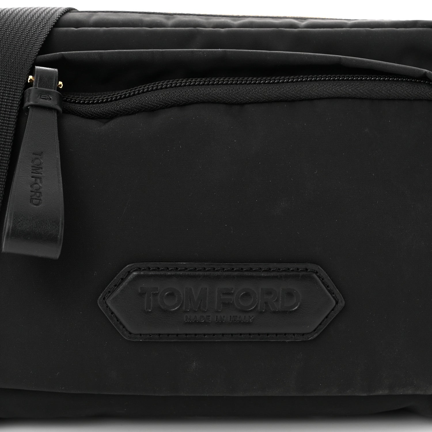 Tom Ford Nylon Logo Messenger Bag Black 1640507 – FASHIONPHILE