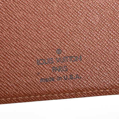 Louis Vuitton Monogram Simple Checkbook Holder Wallet Cover 6 of 6