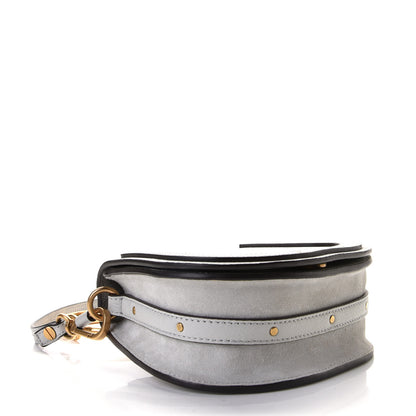 Chloe Calfskin Suede Small Nile Bracelet Bag Airy Grey 4 of 6