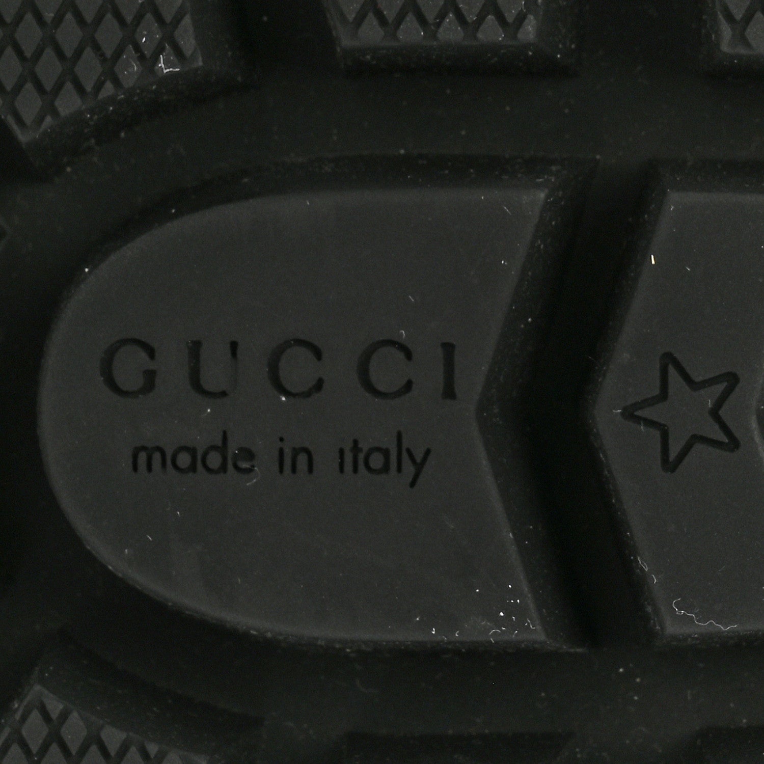 Gucci Apollo Calfskin GG Supreme Nappa Samoa Quilted Lace Up Ankle Boots 39.5 Black 8 of 10