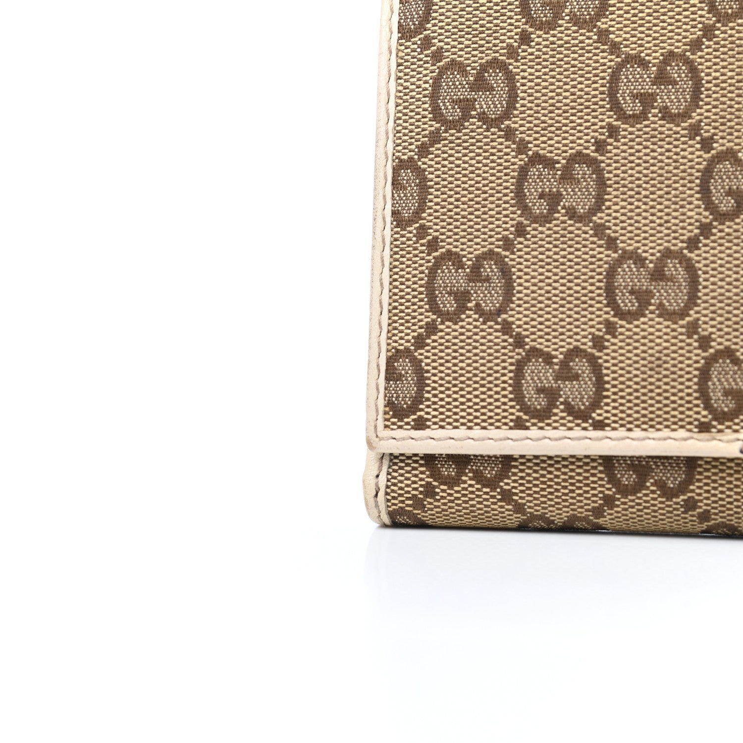 Gucci Monogram New Britt French Wallet White 4 of 12