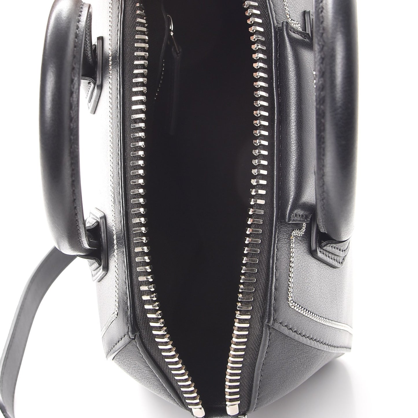 Calfskin Chain Detail Mini Antigona Black