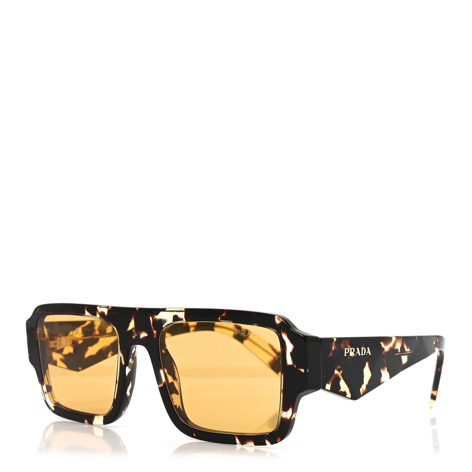 Prada Acetate Symbole Sunglasses SPR A05 Tortoise 1 of 7