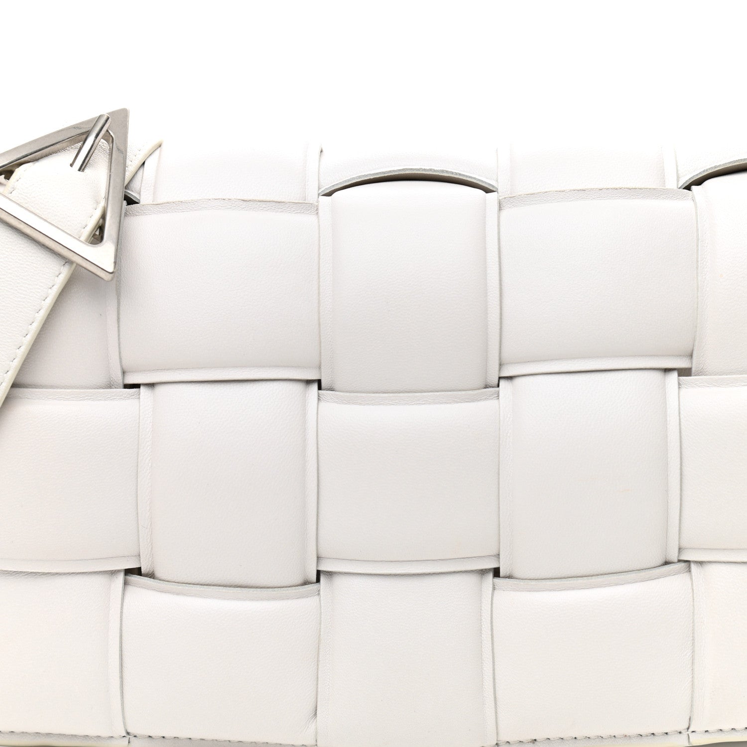 Bottega Veneta Nappa Maxi Intreccio Padded Cassette Crossbody Bag Chalk 10 of 10