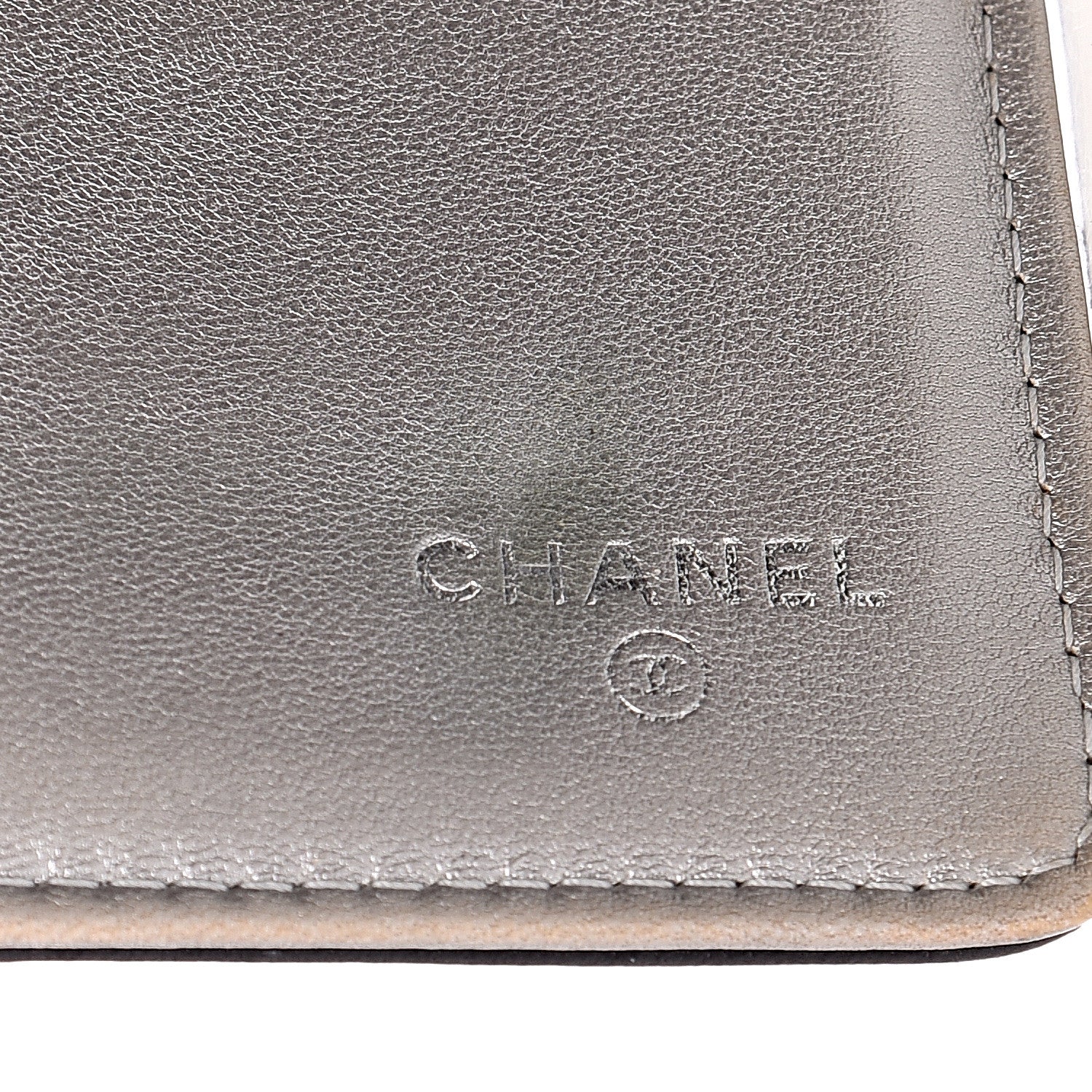 Chanel Lambskin Camellia Embossed Large Flap Wallet Black 6 of 17