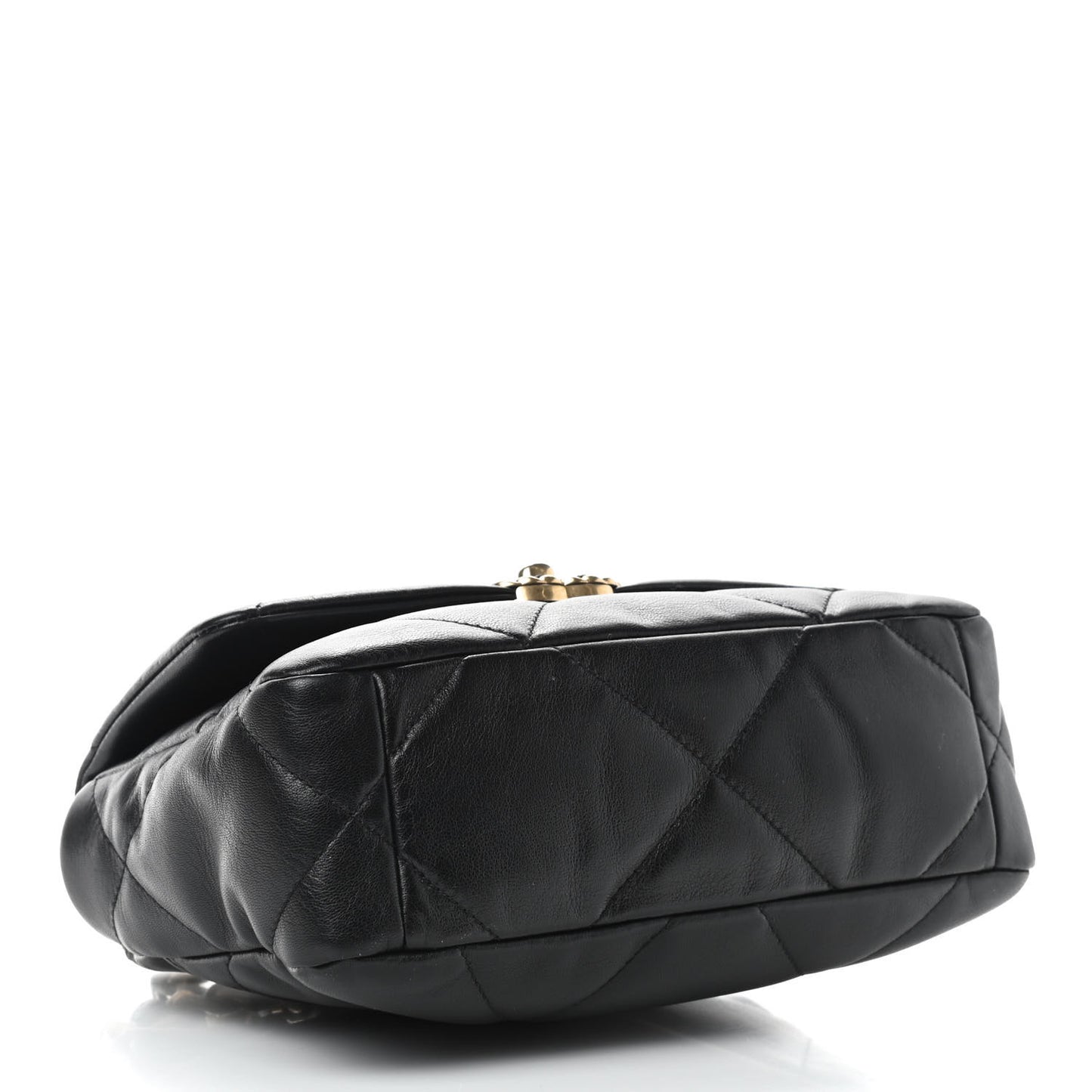 Lambskin Quilted Medium Chanel 19 Flap Black