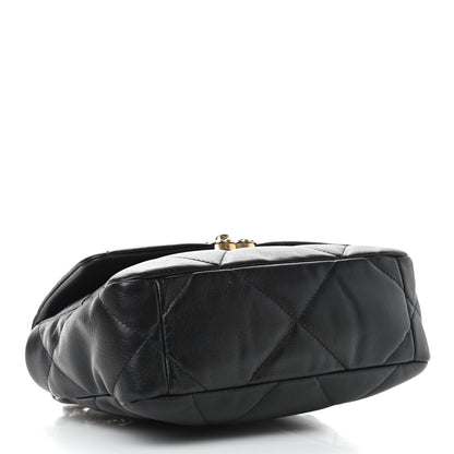 Chanel Lambskin Quilted Medium Chanel 19 Flap Black 4 of 9