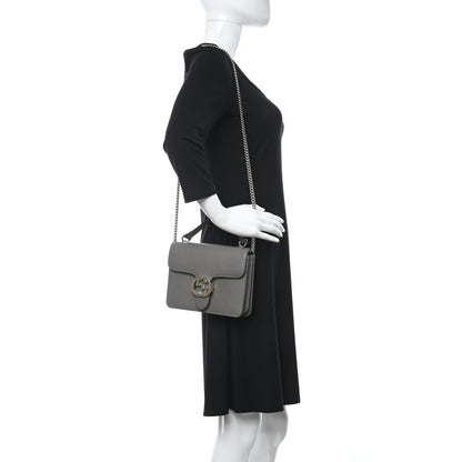 Gucci Dollar Calfskin Small Interlocking G Shoulder Bag Loess 2 of 16