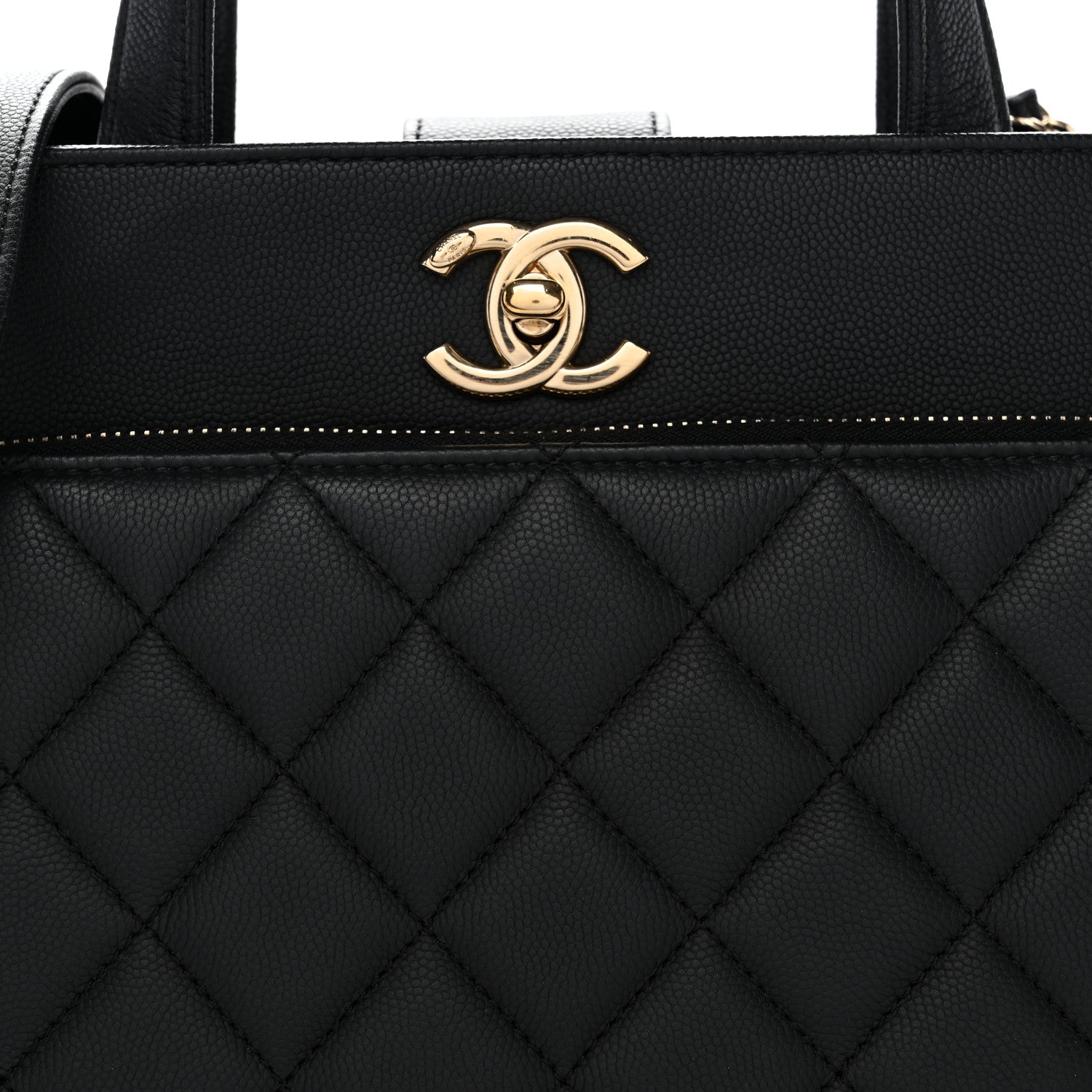 Chanel Caviar Quilted Small Business Affinity Shopping Bag Black 7 of 10