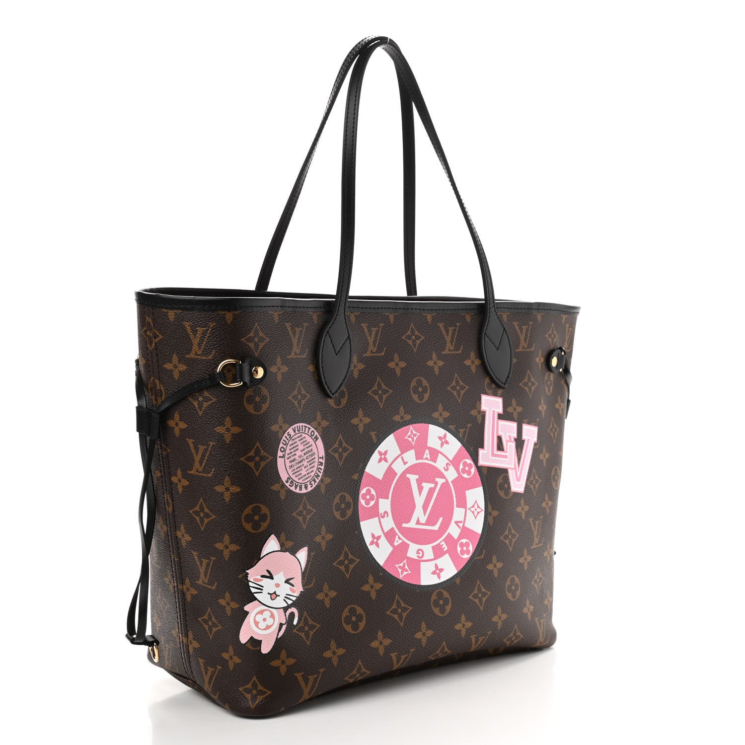 Louis Vuitton Monogram My LV World Tour Neverfull MM 4 of 10