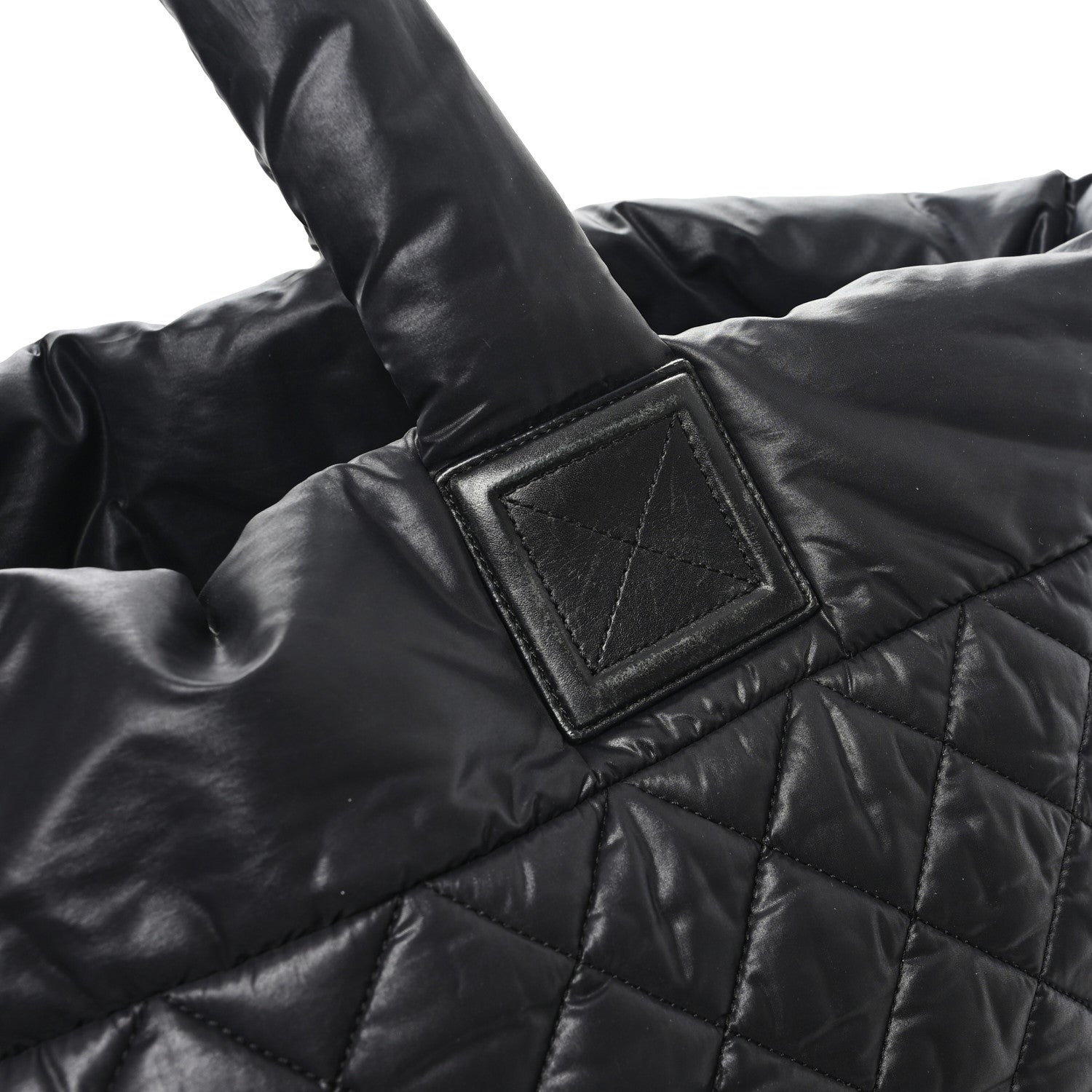 Chanel Nylon Quilted Large Coco Cocoon Tote Black 13 of 13