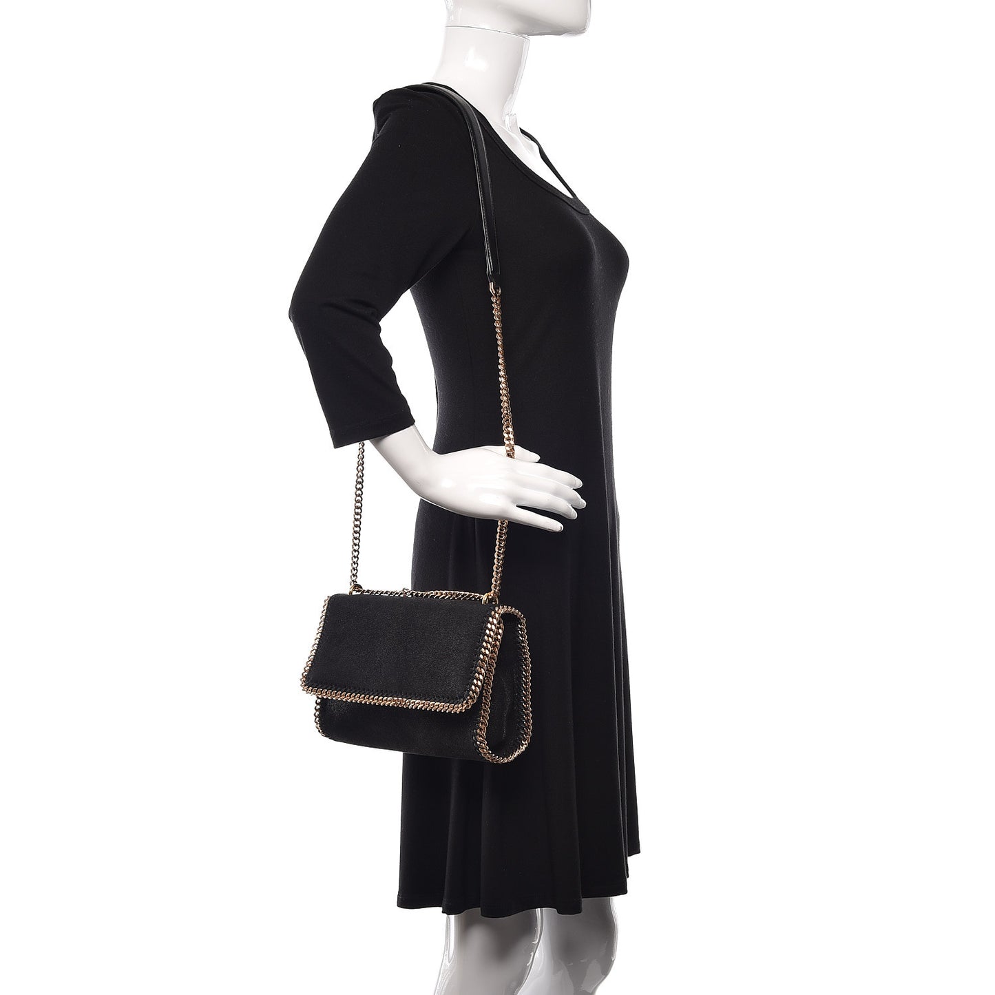 Shaggy Deer Falabella Crossbody Bag Black