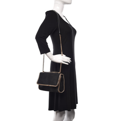 Stella McCartney Shaggy Deer Falabella Crossbody Bag Black 2 of 10
