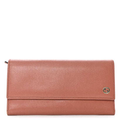Gucci Calfskin GG Continental Wallet Brown 1 of 9