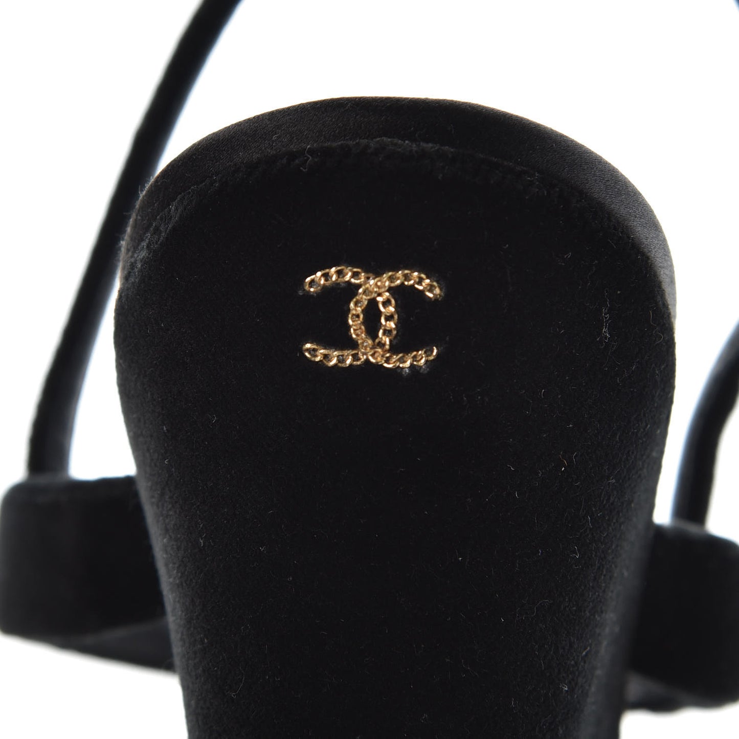 Velvet CC Sandals 39.5 Black
