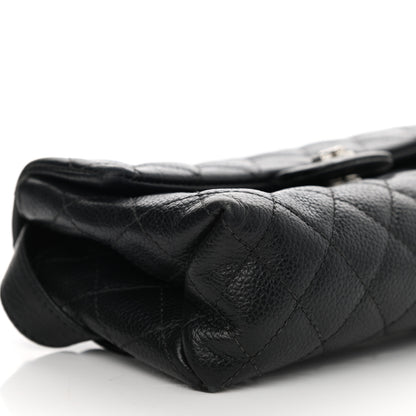 Chanel Grained Calfskin Quilted 2.55 Reissue Flap Belt Bag Clutch Black 9 of 10