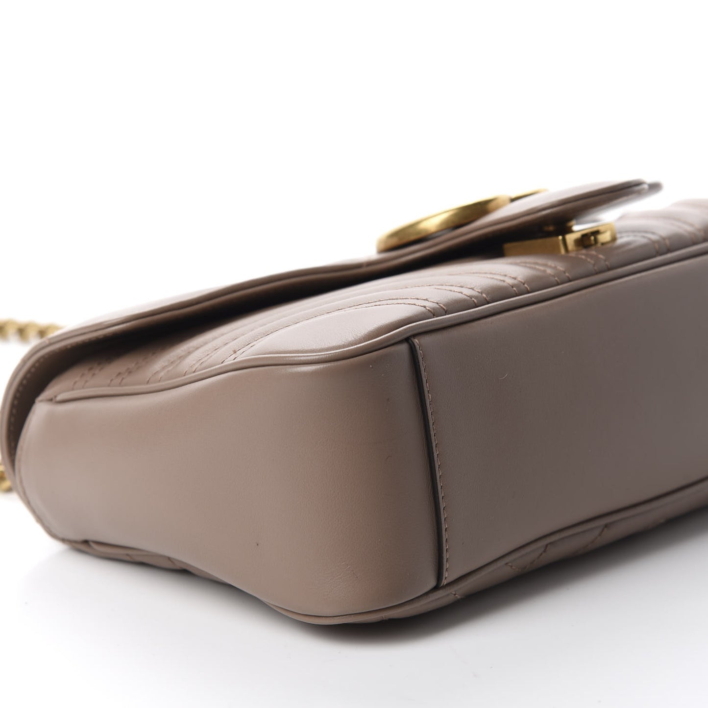 Calfskin Matelasse Small GG Marmont Shoulder Bag Porcelain Rose