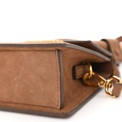 Jacquemus Suede Le Chiquito Noeud Brown 9 of 9