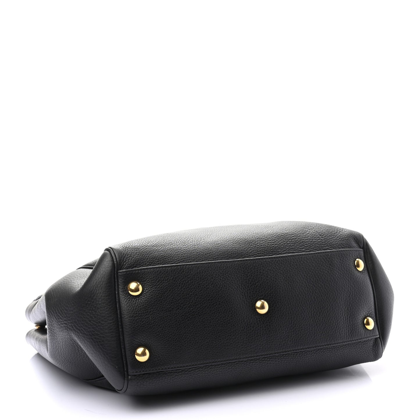 Pebbled Calfskin Medium 1973 Tote Black
