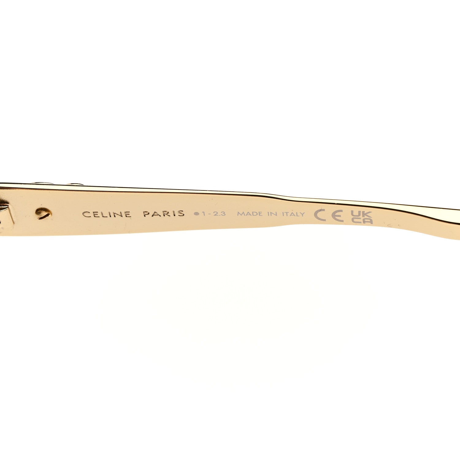Celine Metal Triomphe 01 Sunglasses CL40235U Gold Green 6 of 7