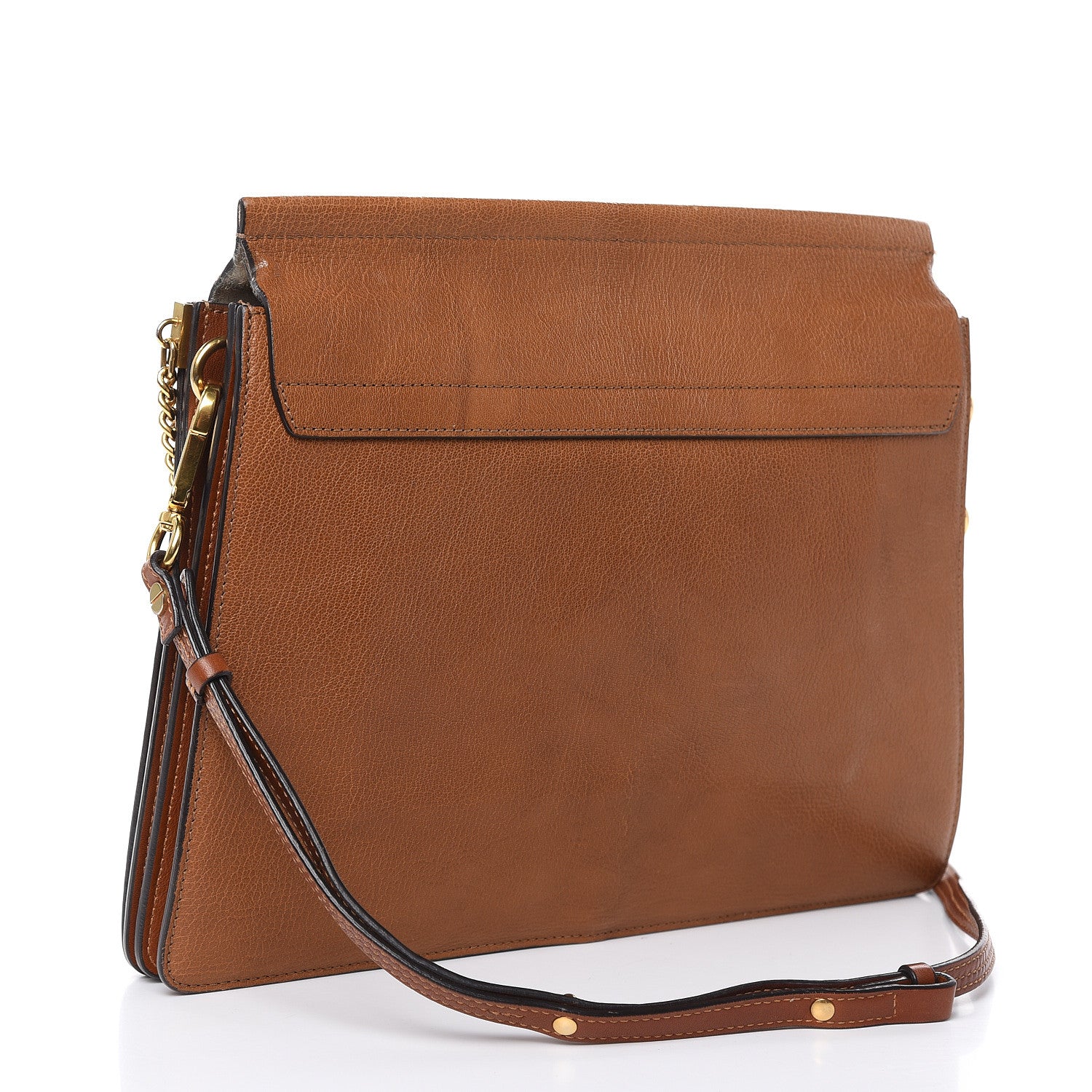Chloe Goatskin Medium Faye Shoulder Bag Caramel 3 of 15