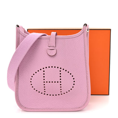 Hermes Taurillon Clemence Evelyne TPM Mauve Sylvestre 11 of 11