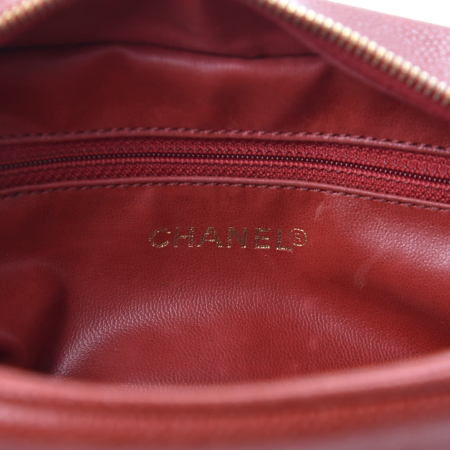 Caviar Timeless CC Cosmetic Pouch Bag Red