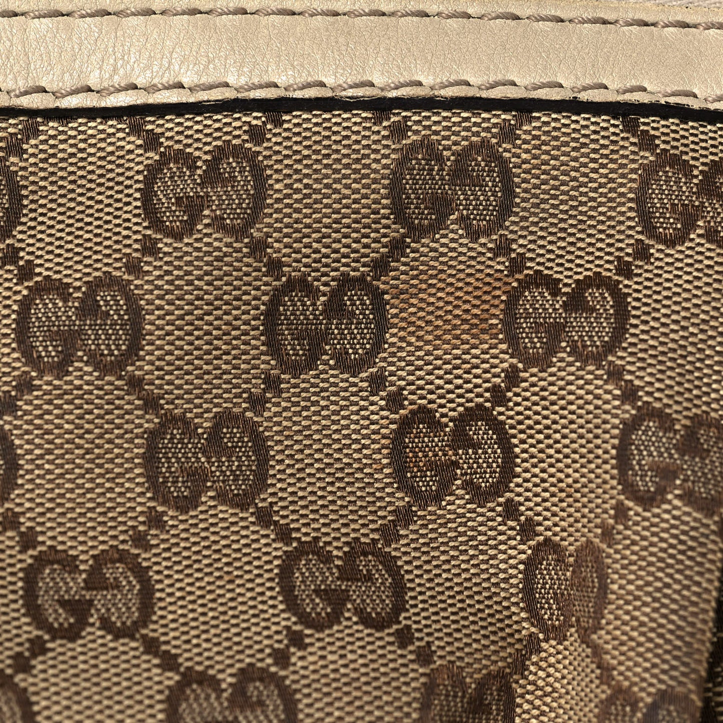 Monogram Margaux Calfskin Medium Sukey Top Handle Bag Beige Ebony Mystic White