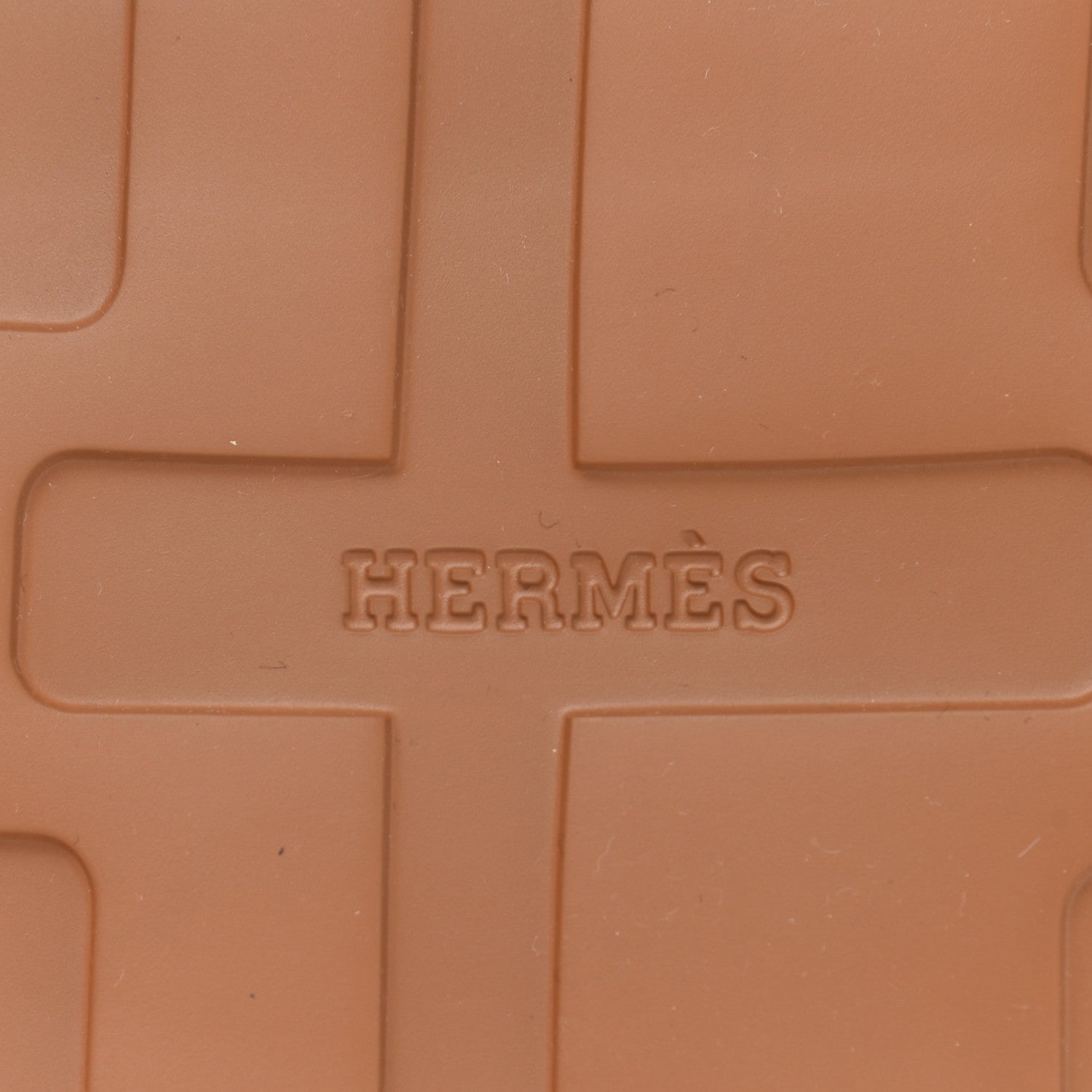 Hermes Calfskin Womens Enid Sandals 38.5 Naturel 6 of 14
