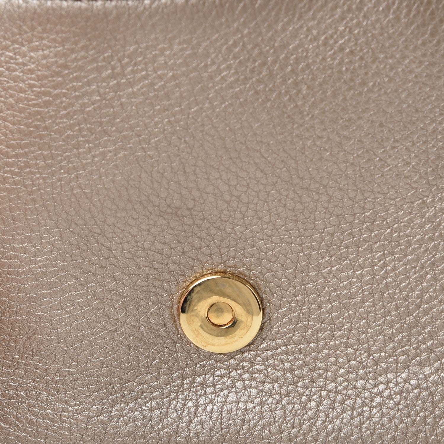 Gucci Pebbled Calfskin Small 1973 Chain Shoulder Bag Champagne 9 of 9