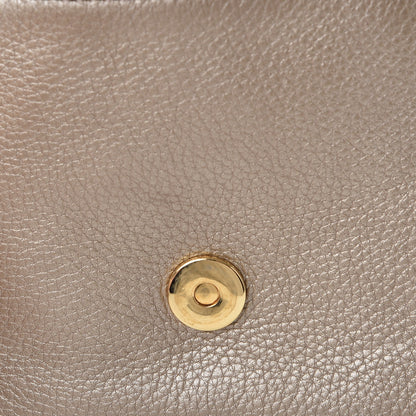 Gucci Pebbled Calfskin Small 1973 Chain Shoulder Bag Champagne 9 of 9