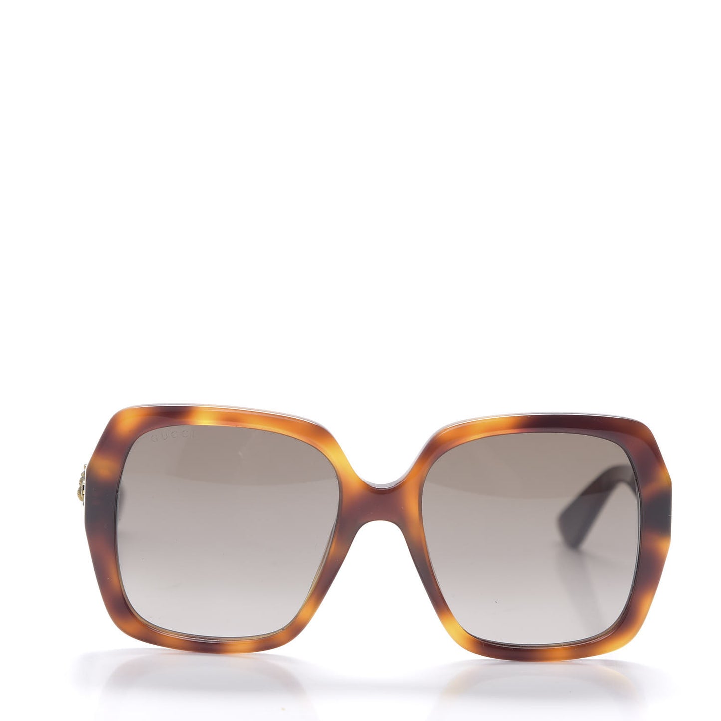 Acetate Square Frame GG0096S Sunglasses Tortoise